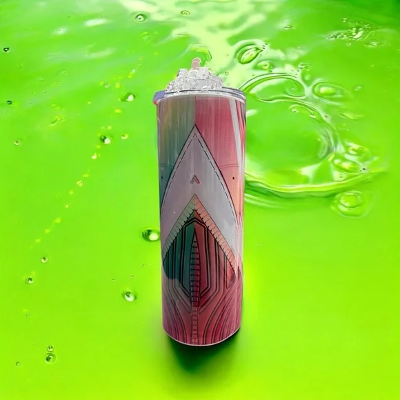 Nike Colorful High-Top Sneakers with Green Laces - Picture 2 of 3